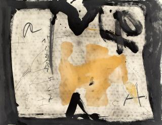 Antoni Tàpies - Marc negre.