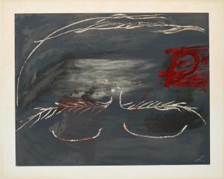 Antoni Tàpies - Ohne Titel (Hommage à Picasso).