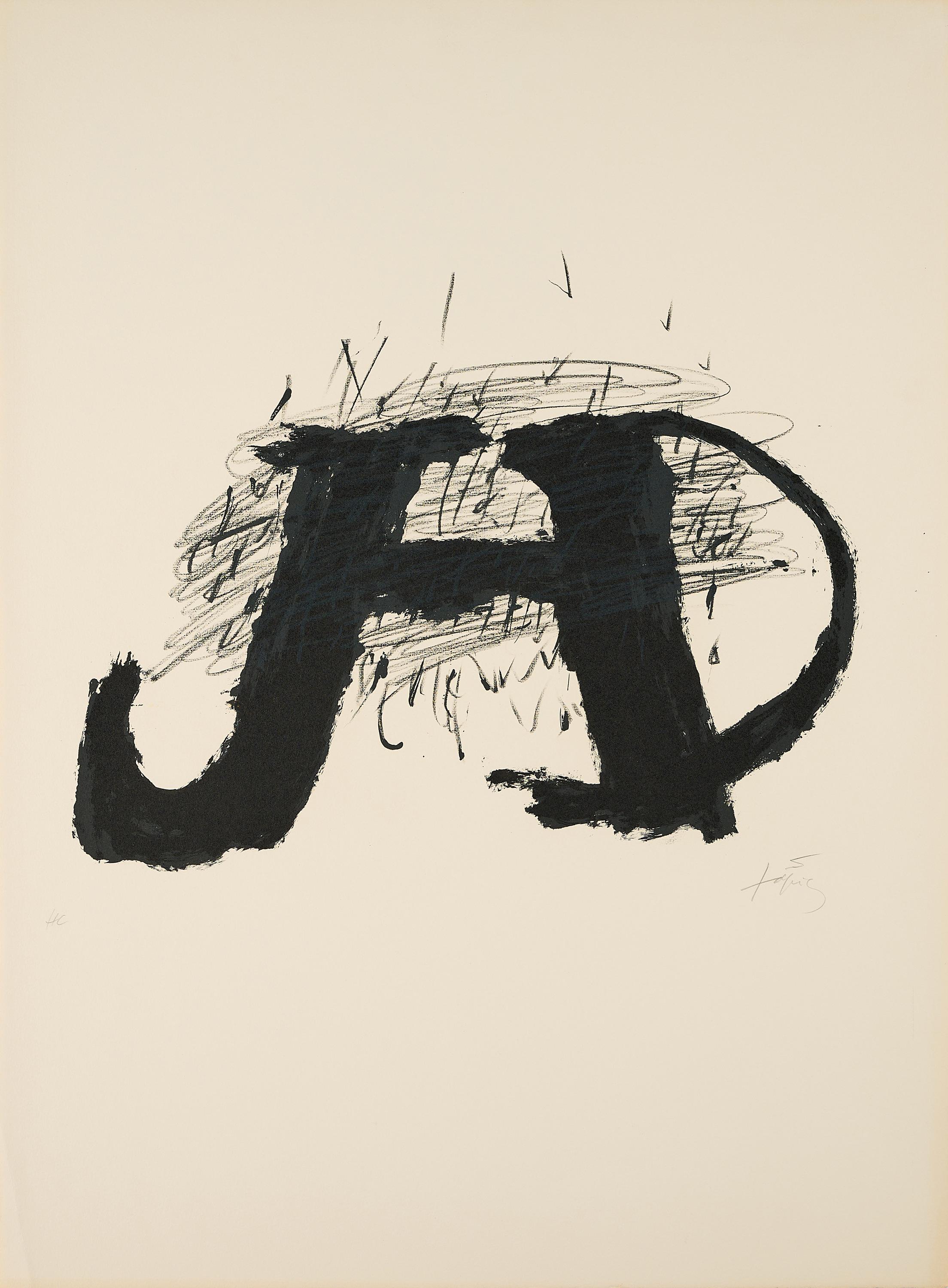 Antoni Tàpies - Ohne Titel.