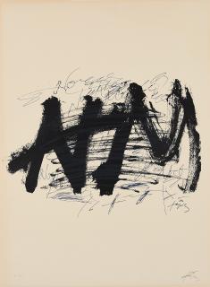 Antoni Tàpies - Ohne Titel.