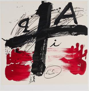 Antoni Tàpies - Ohne Titel.