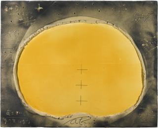 Antoni Tàpies - Oval De Vernís