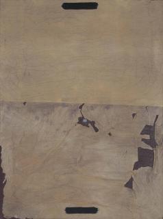 Antoni Tapies - Papers esquinçats sobre tela (Torn Paper on Canvas)