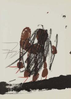 Antoni Tàpies - Pere Gimferrer, La Clau del Foc, Ediciones Polígrafa, Barcelona, 1973 (G. 352-367)