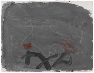 Antoni Tàpies - Peu Sobre Gris