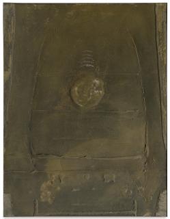Antoni Tàpies - Pintura marró i ocre (Brown and Ochre Painting)