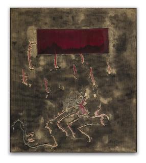 Antoni Tàpies - Rectangle Vermell