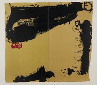 Antoni Tàpies - Rouge à gauche.