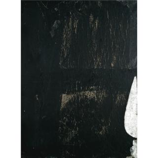 Antoni Tàpies - Textura Negra Amb Taques Blanques (Black Texture With White Marks)