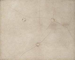 Antoni Tàpies - Tres marques sobre blanc