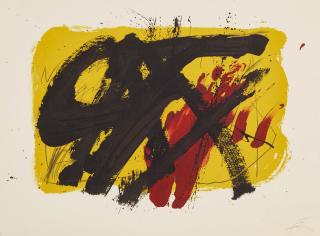 Antoni Tàpies - Untitled #6; Untitled #14, both from La Clau del Foc (2 works)