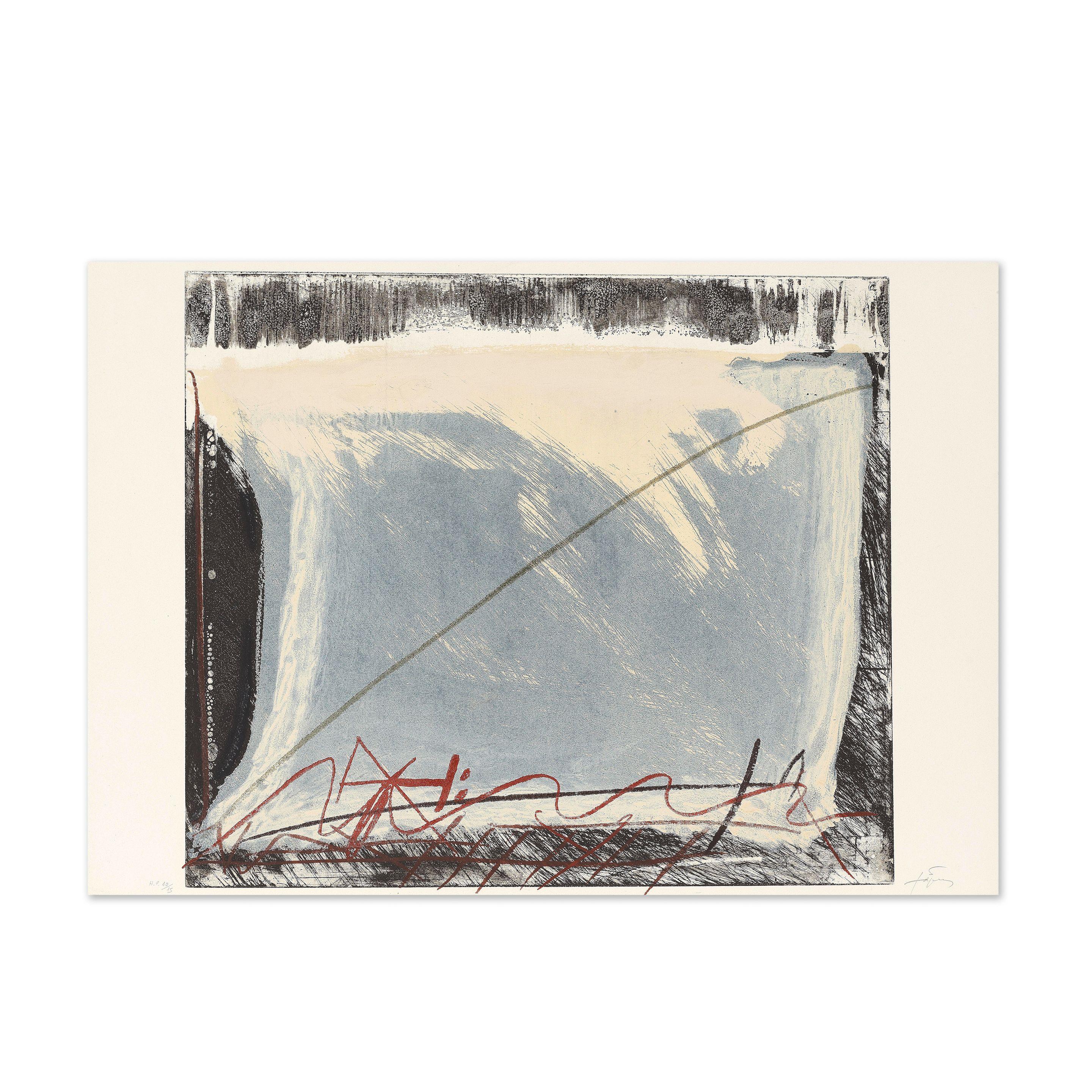 Antoni Tàpies - Voilé, 1981