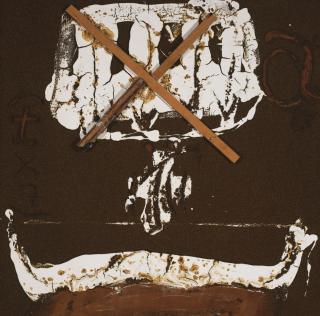 Antoni Tàpies - X De Fusta