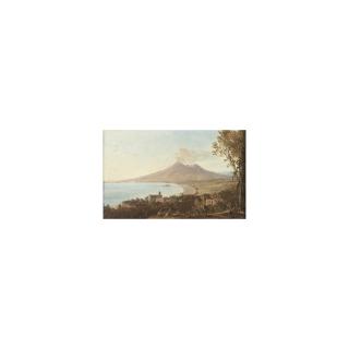 Antonie Sminck van Pitloo - Vue Des Côtes Napolitaines Et Du Vésuve Prises De Castellamare