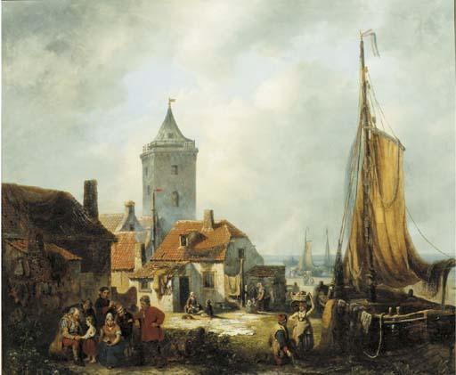 Antonie Waldorp - Daily activities in a fisher village