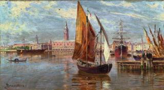 Antonietta Brandeis - Blick auf den Dogenpalast