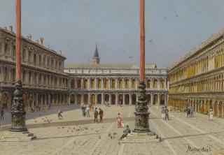 Antonietta Brandeis - Czech La Piazza Di San Marco, Venezia 