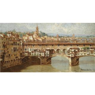 Antonietta Brandeis - Czech Ponte Vecchio, Florence