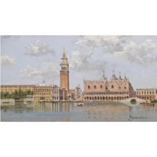 Antonietta Brandeis - Czech the Doge\'S Palace And The Campanile, Venice