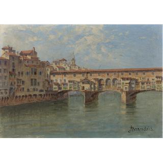 Antonietta Brandeis - Czech The Ponte Vecchio, Florence