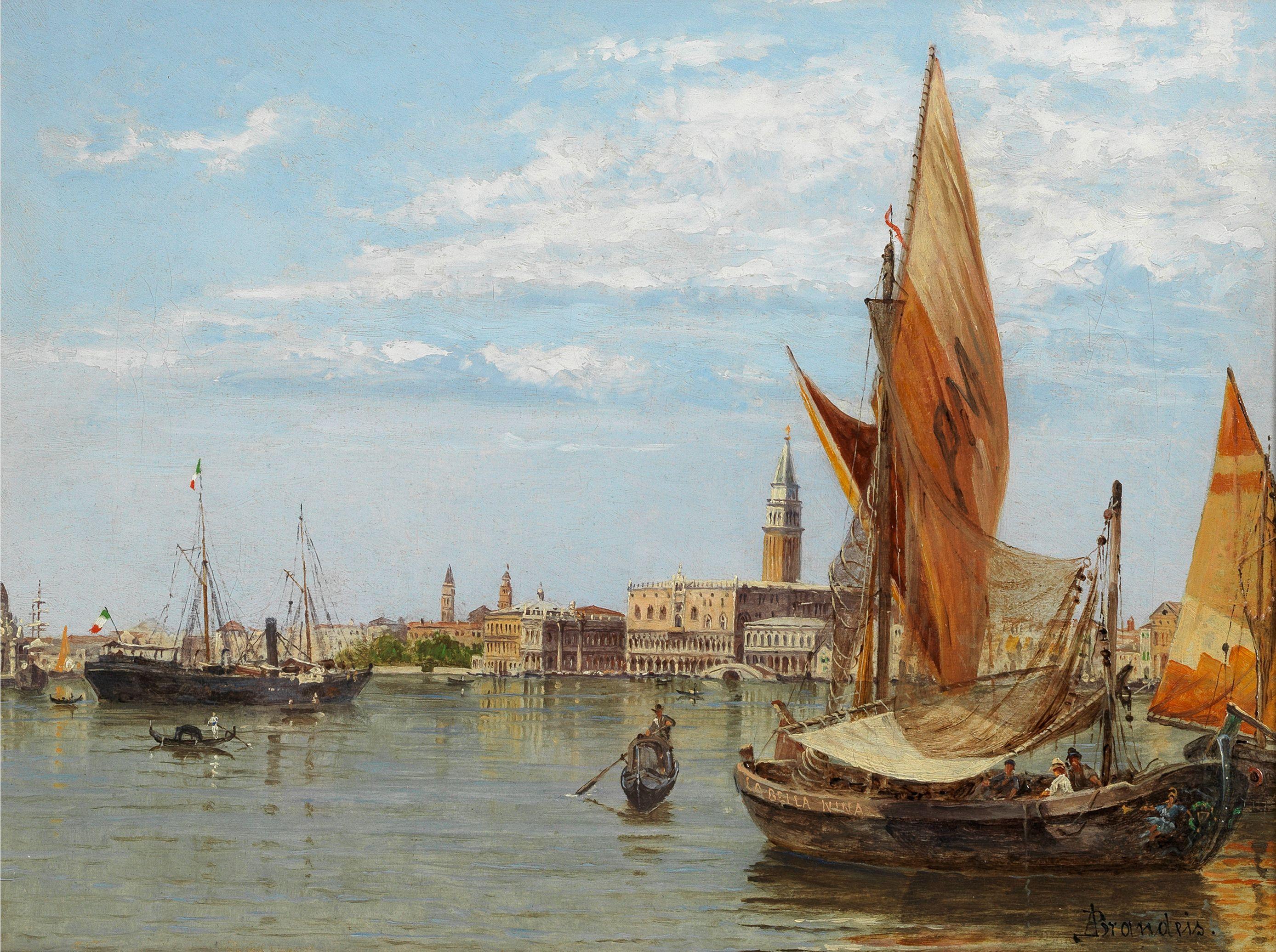 Antonietta Brandeis - On the Grand Canal, Venice
