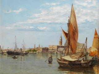 Antonietta Brandeis - On the Grand Canal, Venice