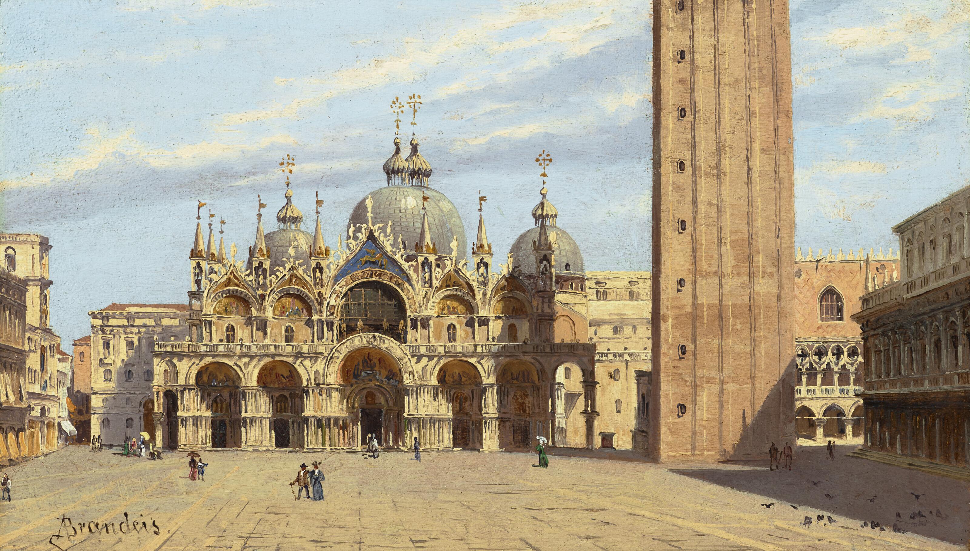 Antonietta Brandeis - Piazza San Marco, Venice