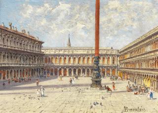 Antonietta Brandeis - St. Mark\'s Square, Venice