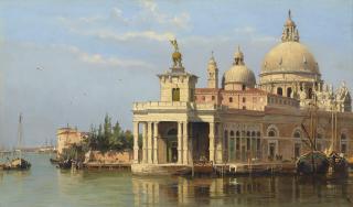 Antonietta Brandeis - The Dogana with Santa Maria della Salute, Venice