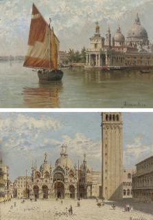 Antonietta Brandeis - The Doge\'s Palace, Venice; and St.Marks, Venice.