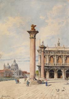 Antonietta Brandeis - Zwei Ansichten von Venedig