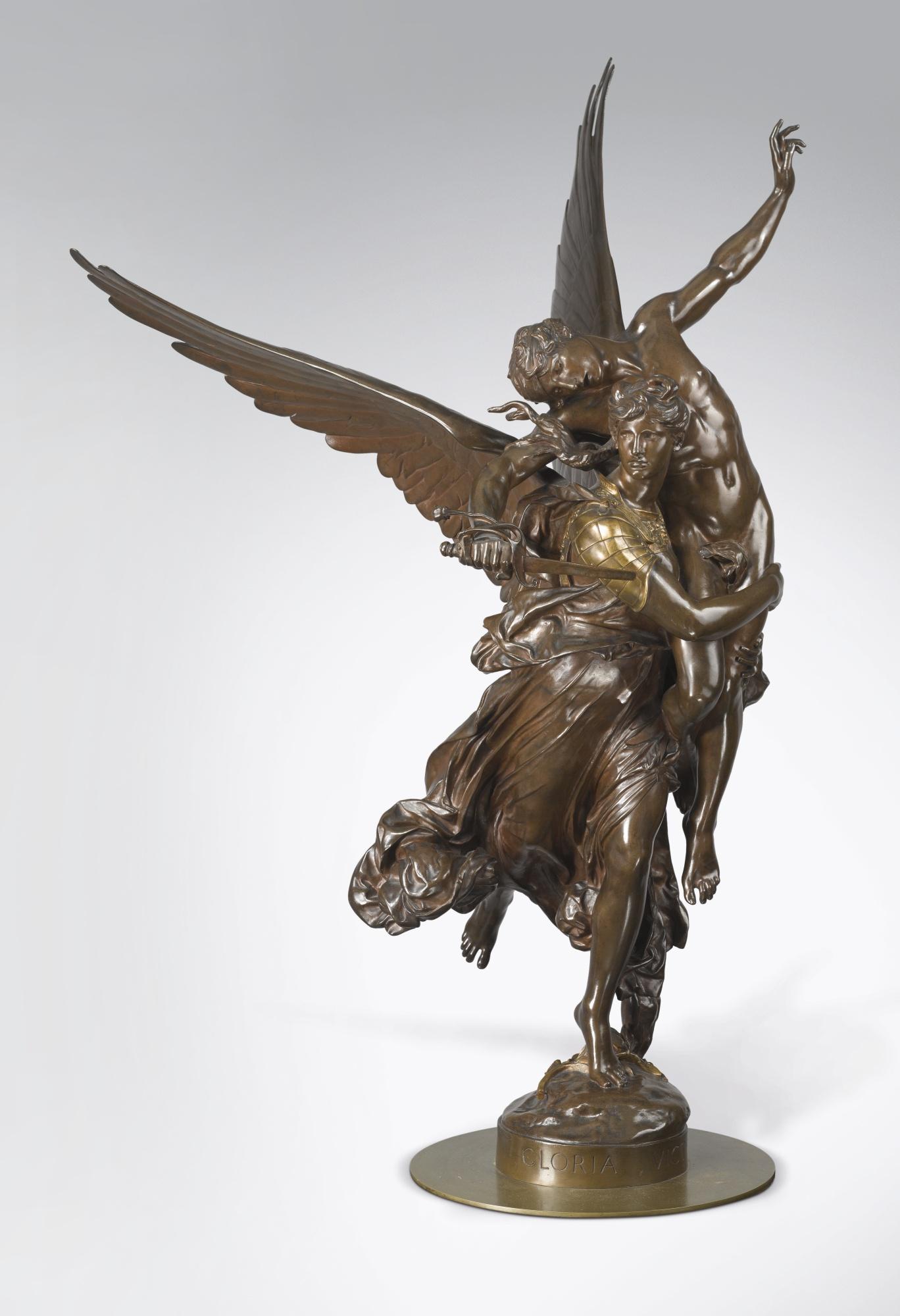 Antonin Mercié - French gloria Victis 