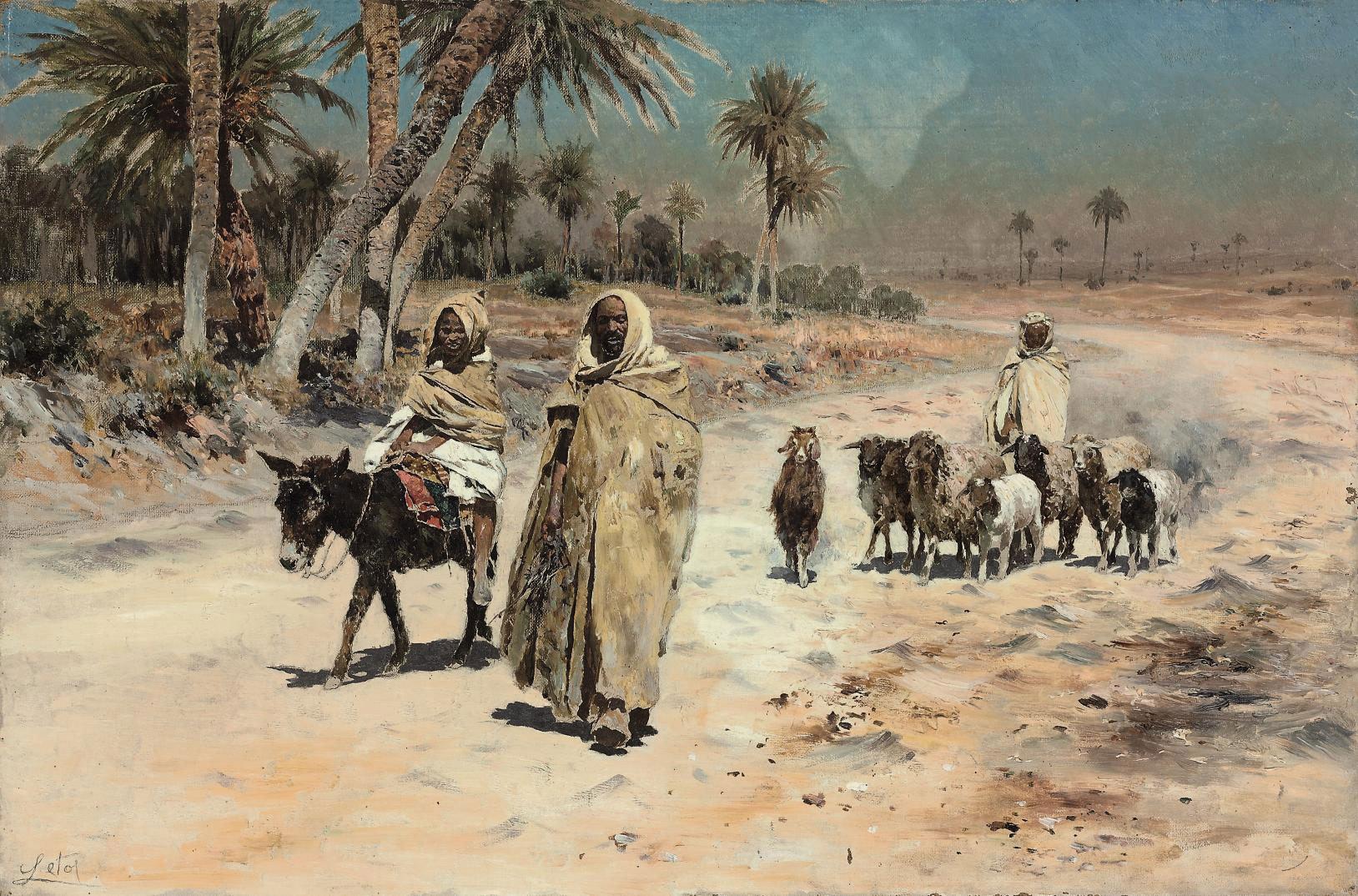 Antonino Leto - Arab sheep herders