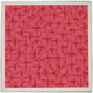 Antonio Asis - Chromatisme Quadrille Rose No. 1507