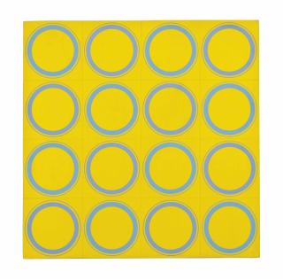 Antonio Asis - Vibration couleur, bleu et jaume