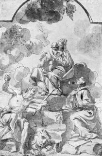 Antonio Bellucci - Madonna con Bambino, San Gerolamo e Sant\'Antonio da Padova