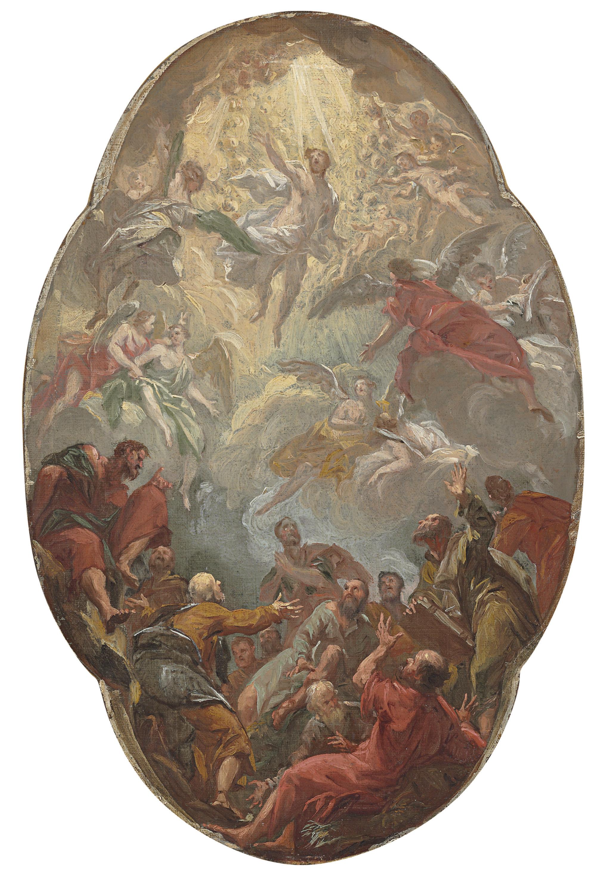 Antonio Bellucci - The Ascension of Christ, a modello