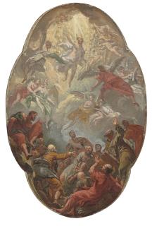 Antonio Bellucci - The Ascension of Christ, a modello