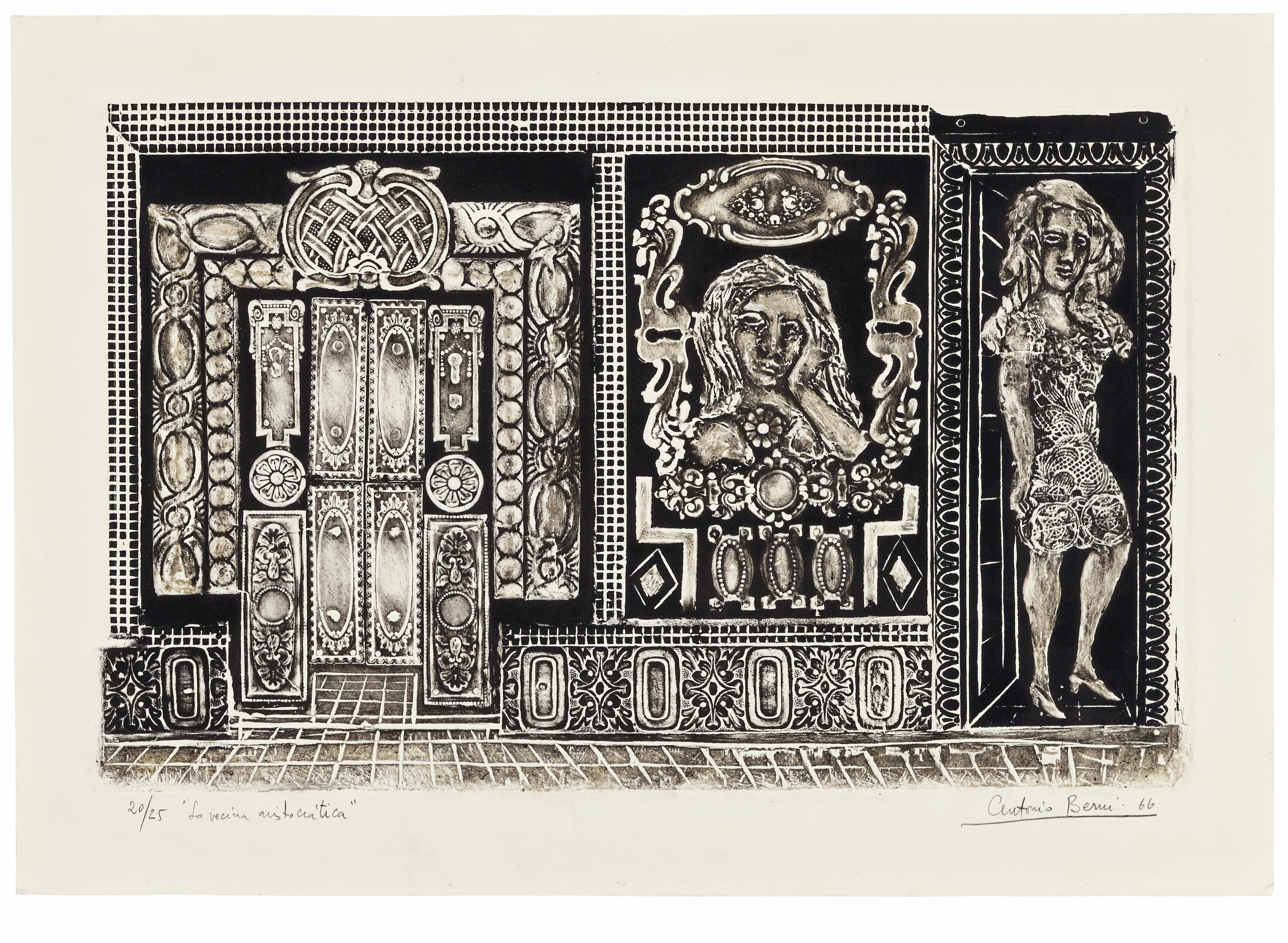 Antonio Berni - La vecina aristocrática