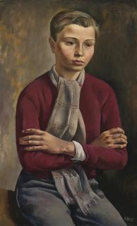 Antonio Berni - Seated Boy