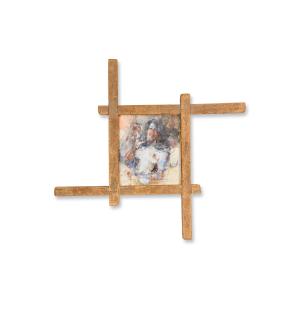 Antonio Blanco - Eve & The Apple; Poem - Crimson Stained Woman