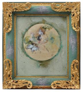 Antonio Blanco - Nude with Love Birds