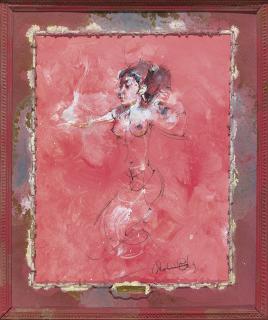 Antonio Blanco - Portrait of Maha Devi Blanco (The Artist\'s Daughter)