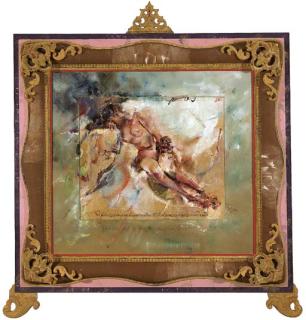 Antonio Blanco - Reclining nude