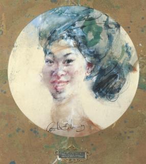 Antonio Blanco - Smiling Bali girl