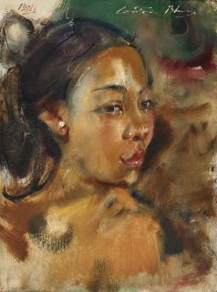 Antonio Blanco - Study of Balinese Girl