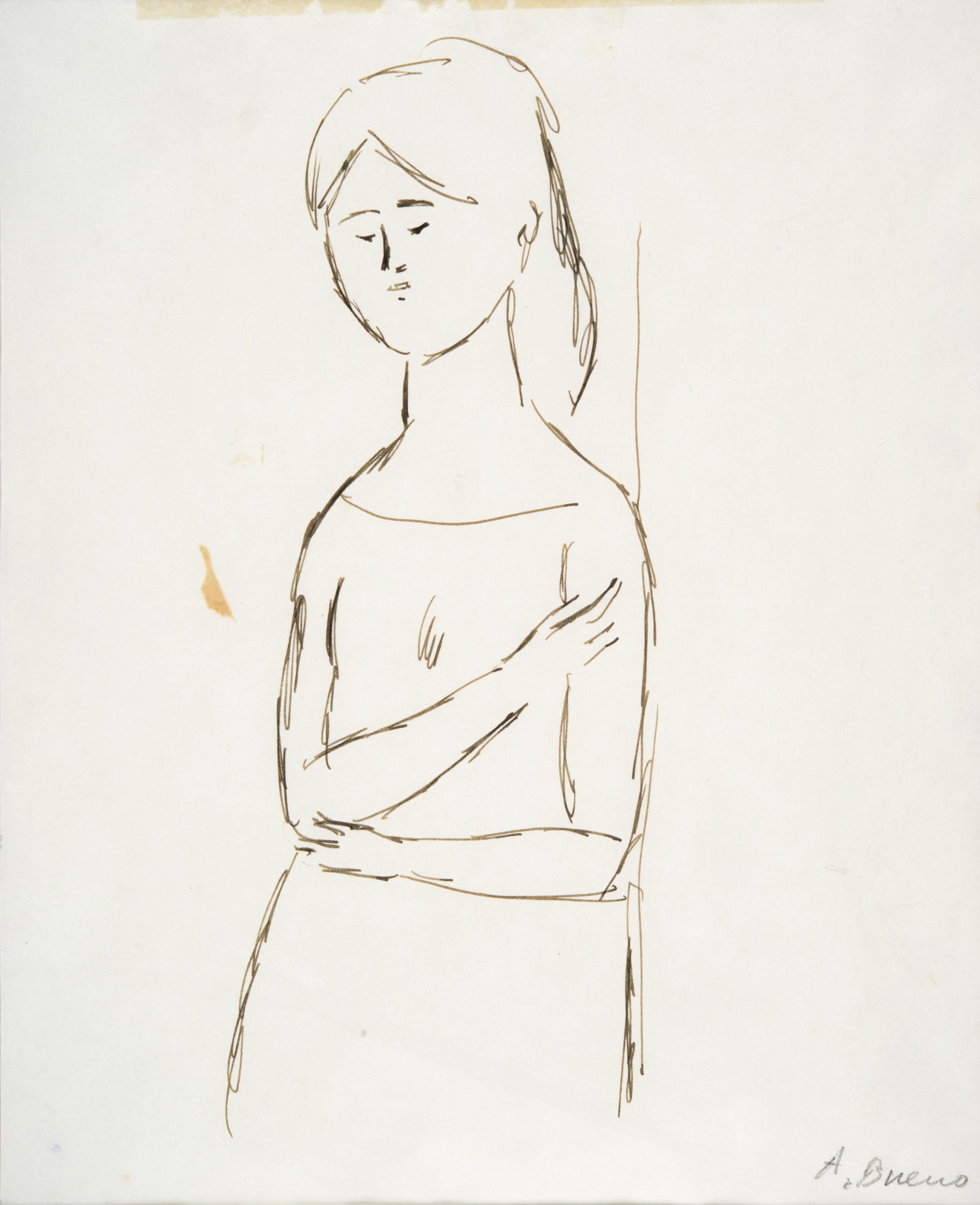 Antonio Bueno - Donna pensosa