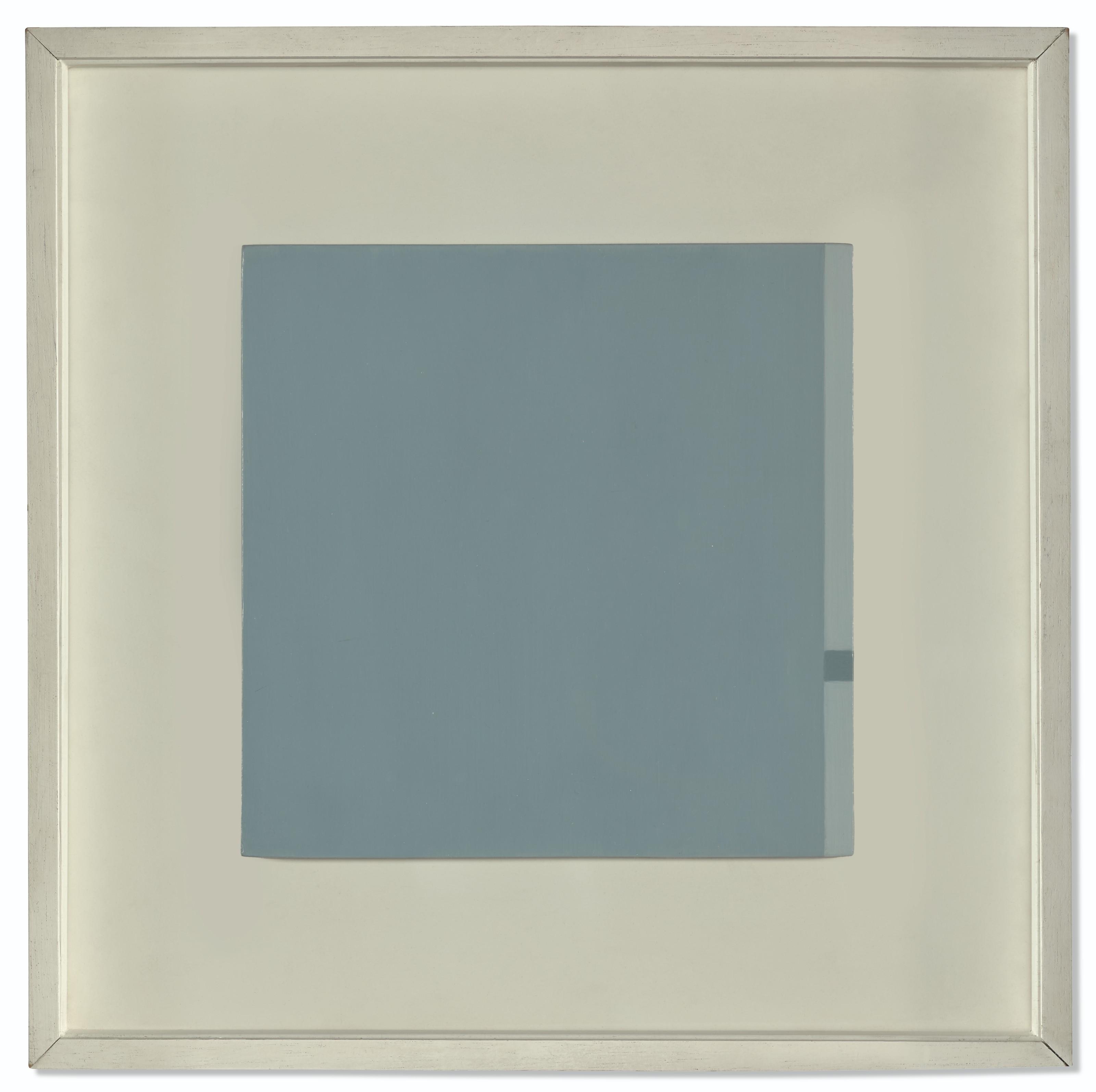 Antonio Calderara - Attrazione quadrata in tensione verticale al margine