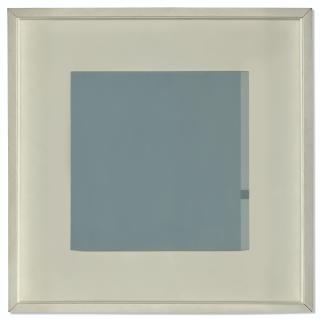 Antonio Calderara - Attrazione quadrata in tensione verticale al margine