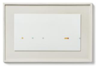 Antonio Calderara - Misura di rosso - giallo - azzurro